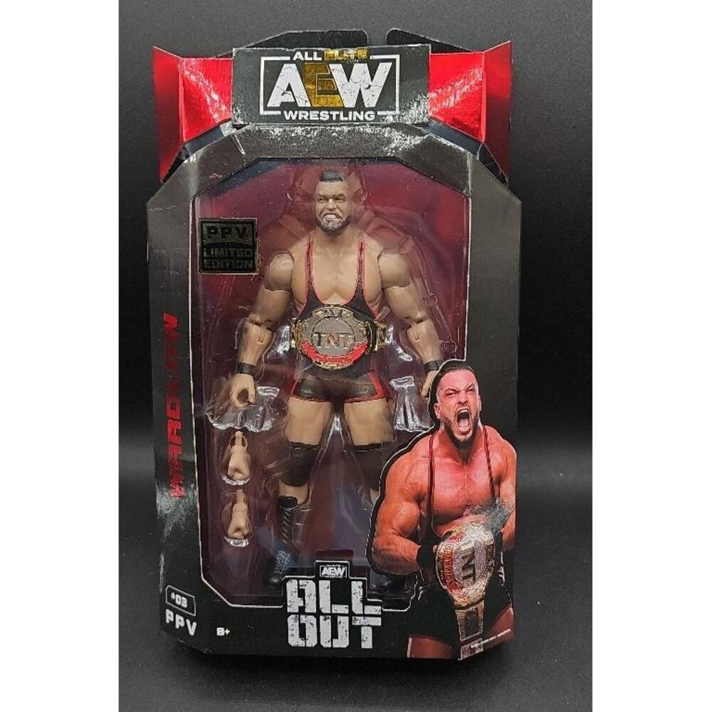 AEW Wrestling Mr. Mayhem TNT Champion Action Figure Limited Edition All Out